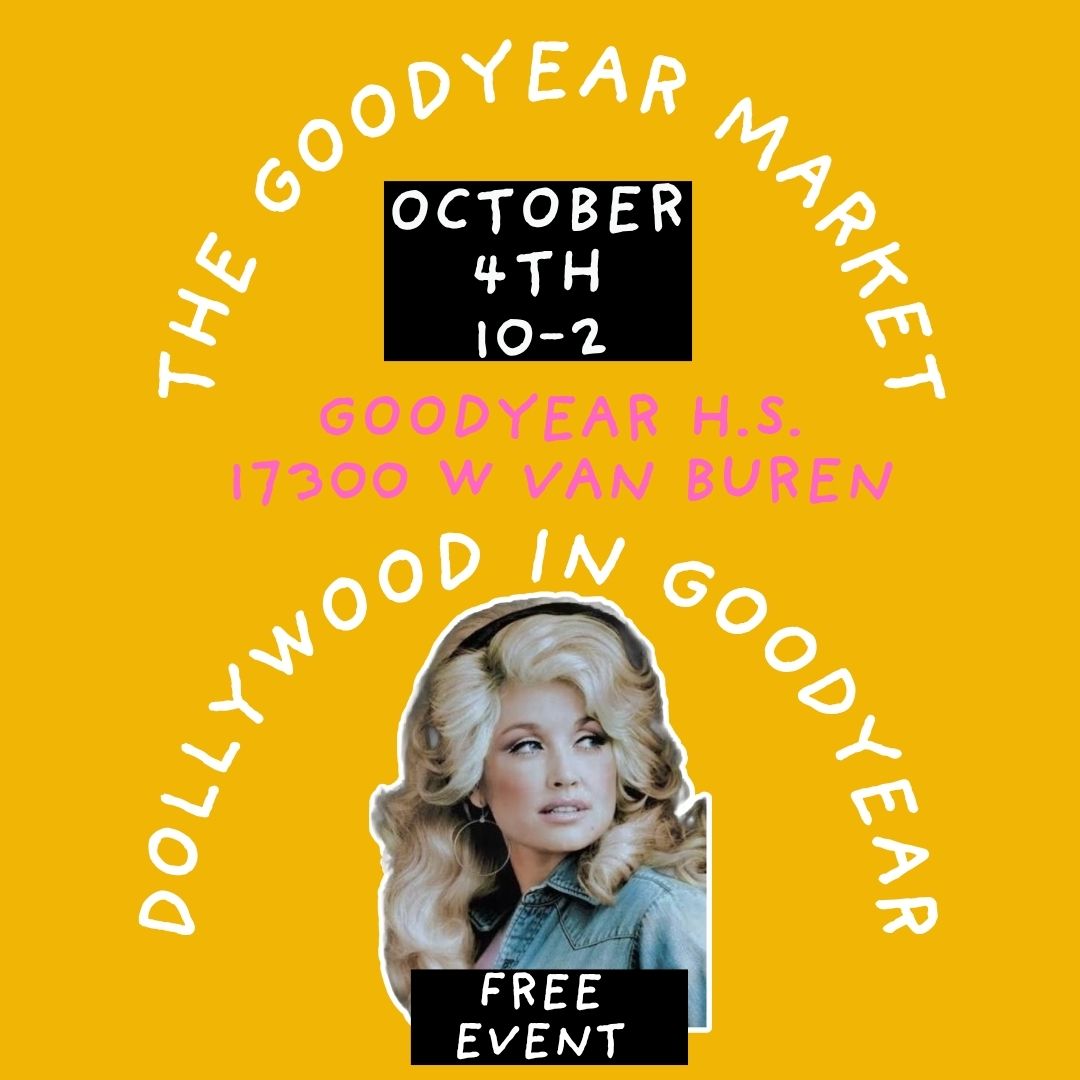 Be a Vendor at The Goodyear Dollywood Market on October 4, 2026 for the Made in Arizona Market at the Goodyear High School